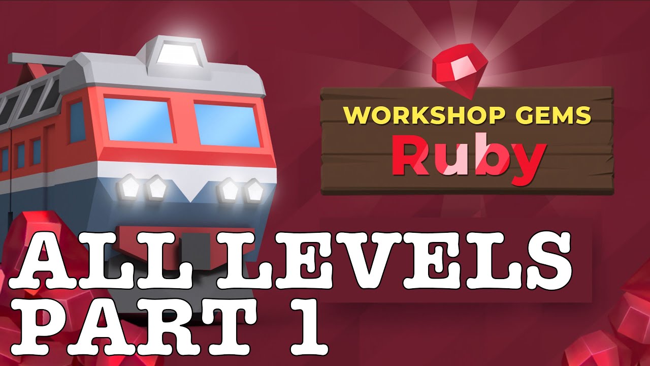 TRAIN VALLEY 2 | DLC: WORKSHOP GEMS RUBY: ALL LEVELS - PART 1 | 5 STARS