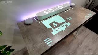 Touch Free Interactive Projection Mapped Display for Retail