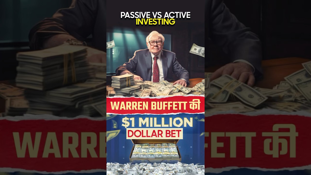 Warren Buffett की 1 Million Dollar Bet | Passive vs Active Investing🔥