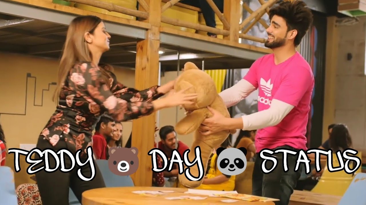 Happy Teddy Bear Status 🐻 WhatsApp Status 🐼 New Teddy Day Status 2022 | Valentines Week Special
