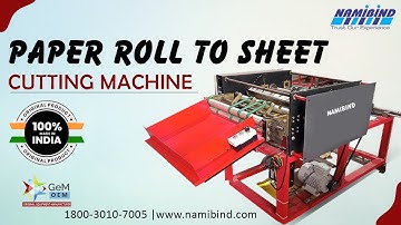 Paper Roll To Sheet Cutting Machine | Roll To Sheet Cutter | Buy Now-09555086767 #cuttingmachine