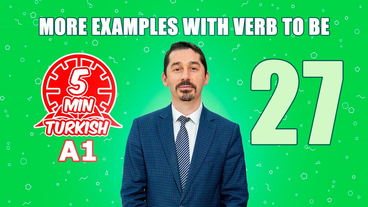 A1 - More Examples with Verb to BE - Learn Turkish with Iskender - 5-Minute Turkish