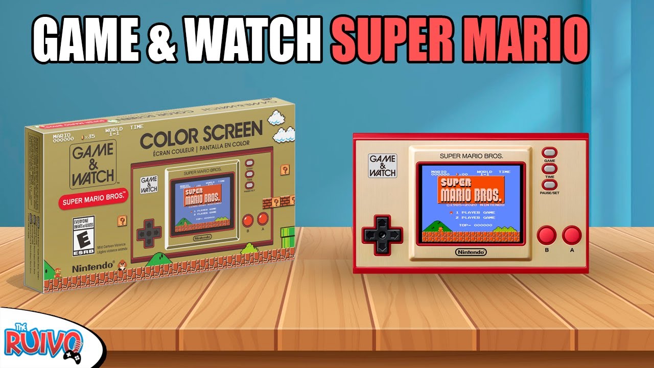 Nintendo Game & Watch em Homenagem aos 35 Anos do Game Super Mario