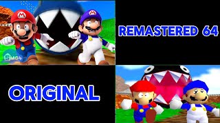SMG4: Who Let The Chomp Out? ORIGINAL VS REMASTERED64 (Comparison)