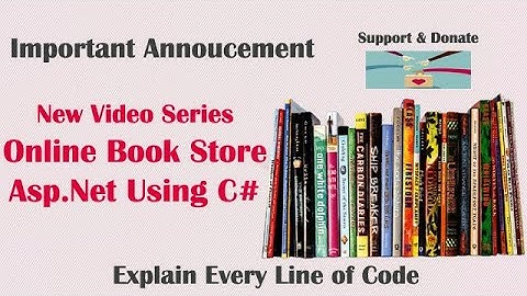 Important Annoucement - Online Book Store in Asp.Net with C# | New Video Series in Hindi | Support