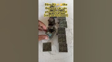 Bộ ấn 12 con giáp #đồcổcầnthơ #phongthuy #doxua #đồcổ #automobile #doco #statue