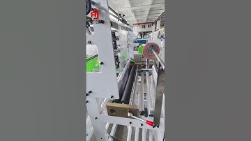 RFQ-800 side sealing bag making machine with folder   #bagmakingmachine  #plasticbagmakingmachine