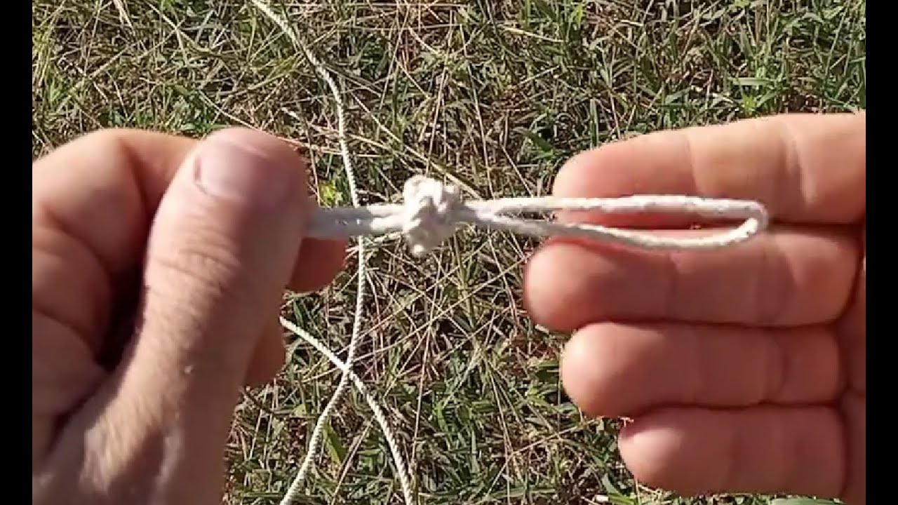 Two Strand Diamond Knot/loop (lefthanded) YouTube