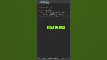 STACKS IN JAVA