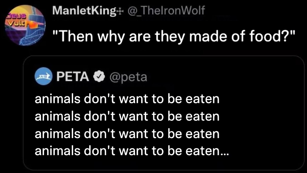 Unhinged Peta Tweets