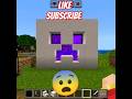 Creeper nether portal 😨#shorts #ytshorts #minecraft #gaming #trending #technogamerz #hack #build
