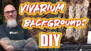 DIY Naturalistic Vivarium Backgrounds Step by Step tutorial