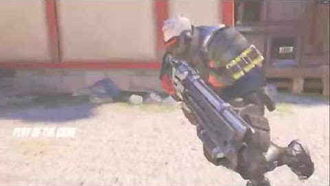 [Overwatch] - Soldier 76 - Soldier 76 Helix Jump Spot Ult on Hanamura