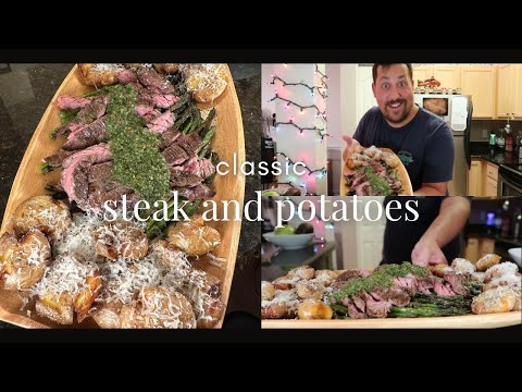 Chef Sawyer S Skirt Steak And Crispy Parmesan Potatoes