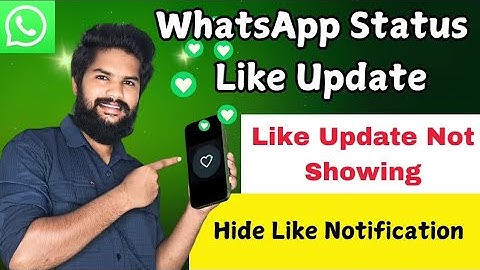Whatsapp Status Like Update | Whatsapp Status Like Notification Turn Off | Status Like Not Showing