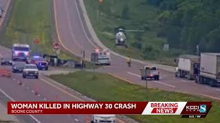 71-year-old woman killed in crash on Highway 30 near Boone