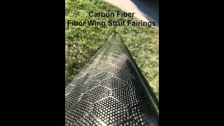 Kitfox 7SS Carbon Fiber Wing Strut Fairings