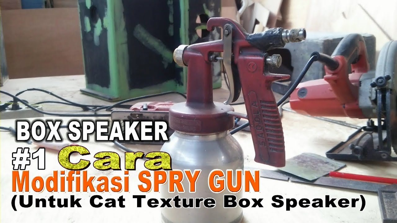 CAT TEXTURE BOX SPEAKER Eps 1 Modifikasi SPRY GUN YouTube