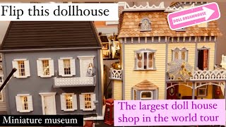 Visiting The Largest Dollhouse Shop in the world!!Flip this doll house Shop~Full Tour And Interview