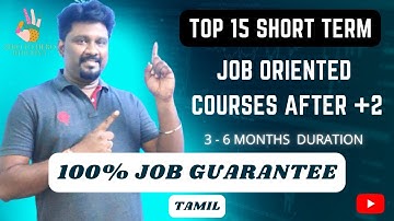 Top 15 Short Term Job Oriented Courses after 12th| 100%Placement