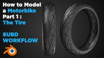 Modeling a Motorbike in Blender - Part 1 : The Tire
