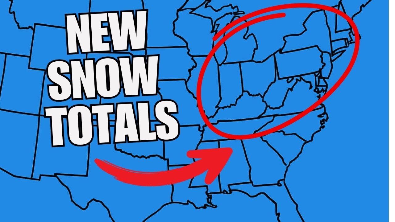 Snowstorm Update: Big Shift in Storm #2 + Updated Totals