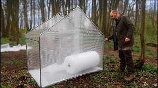 I Made a Bubble Wrap Tent  Solo Camping