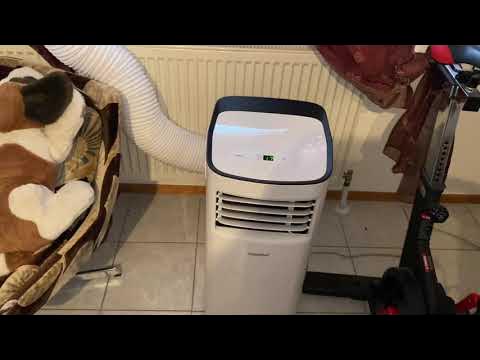 Climatiseur LIDL COMFEE mobile 7000 BTU silencieux canicule : TEST avec  volet roulant 