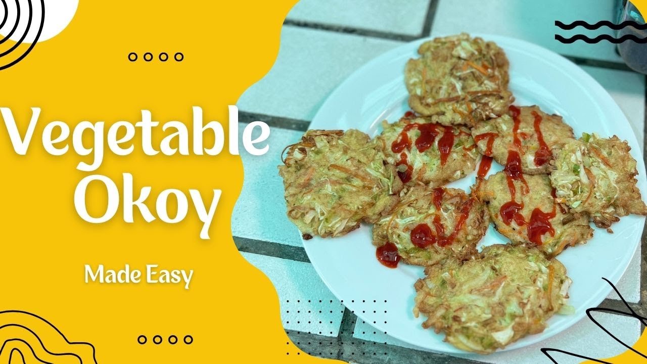Vegetable Okoy Recipe MADE EASY Aling Lyne's Kitchen YouTube