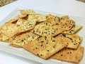 Обалденные Домашние Крекеры за 5 минут.   Homemade Crackers for 5 minutes