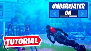 How To SWIM UNDERWATER In Fortnite Creative!