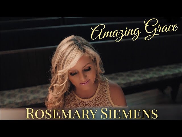 Most Beautiful Amazing Grace you’ve EVER heard! (Rosemary Siemens) (Piano, Voice, Violin) class=