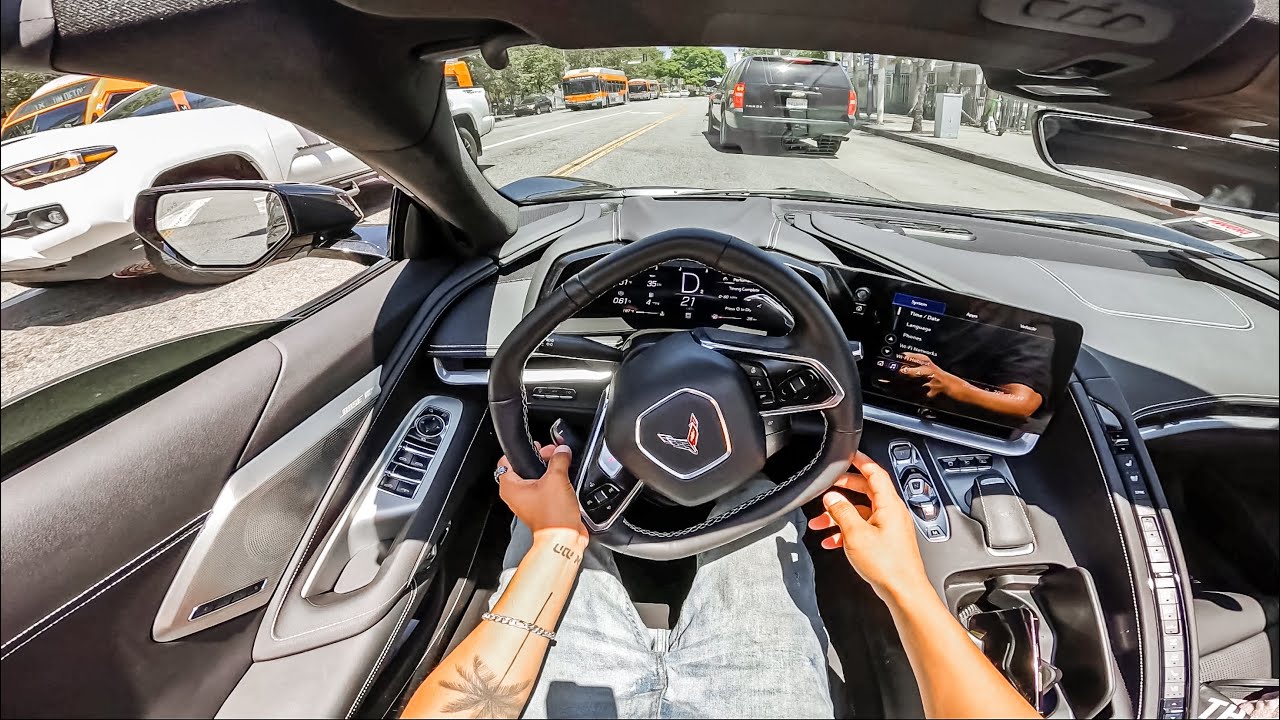 CUTTING UP IN MODIFIED CORVETTE C8 in Los Angeles | POV drive