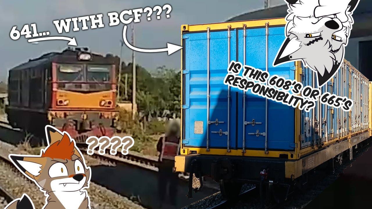 State Railway Thailand: 641 gets extra job today with BCF cars 02-28-26