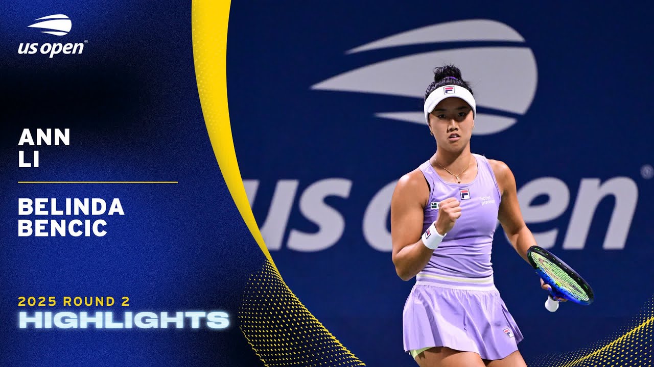 Ann Li vs. Belinda Bencic Highlights | 2025 US Open Round 2