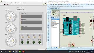 Demo Arduino & Labview - Proteus