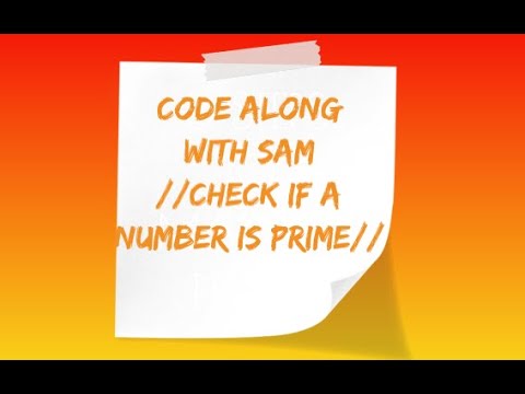 Prime number||Python tutorial