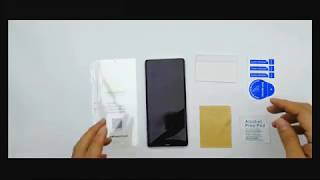 Best Soft Clear Full Screen protector installation screenshot 4