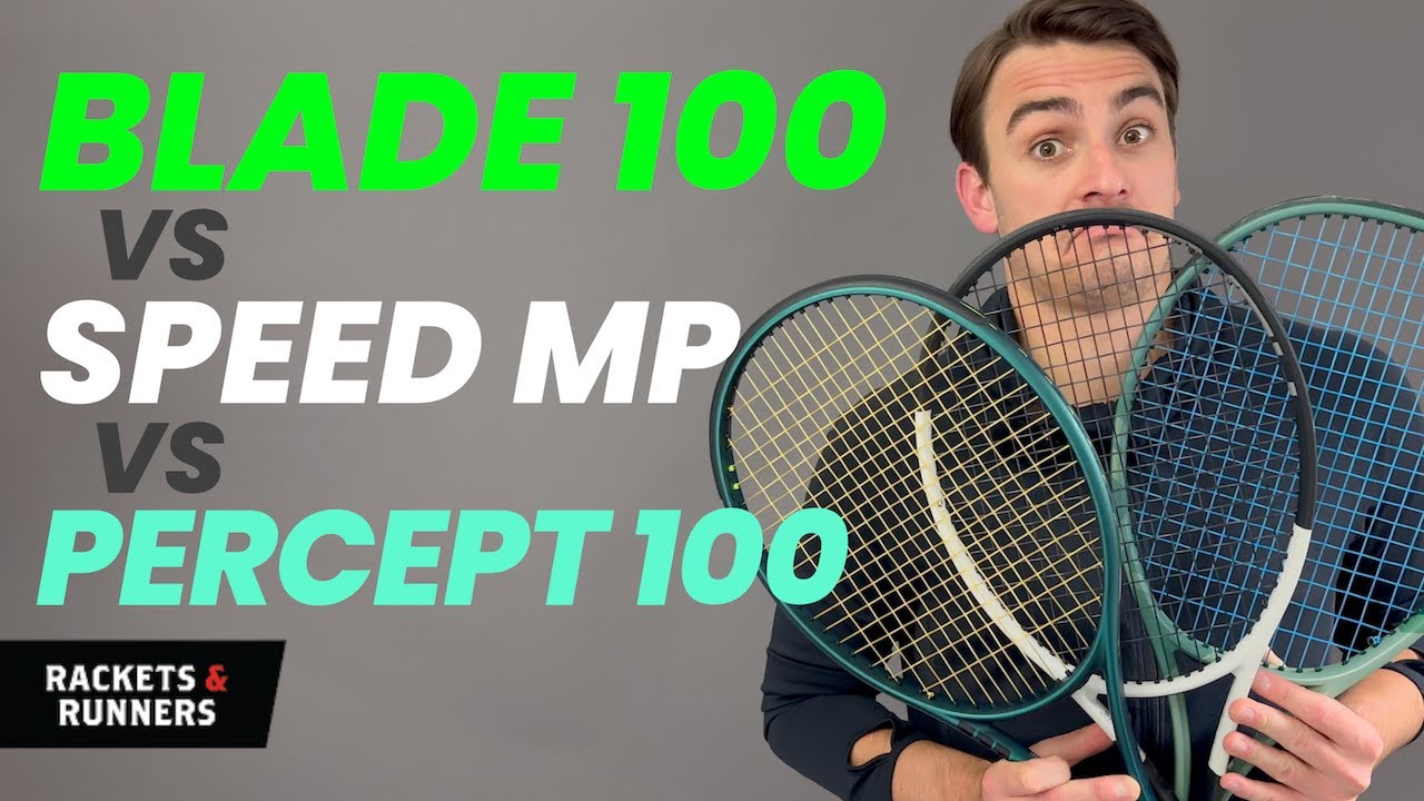 We finally got the Wilson Blade 100 V9!! Blade 100 vs. Speed MP vs ...