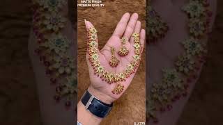 ruby necklace pink set #ruby #necklace #pink #set