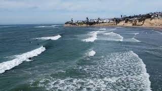Beginner surfing - PB, Pacific Beach