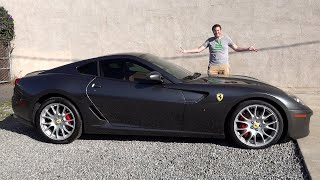 Шестискоростная Ferrari 599 GTB Fiorano 2007 года, это удивительный суперкар на V12