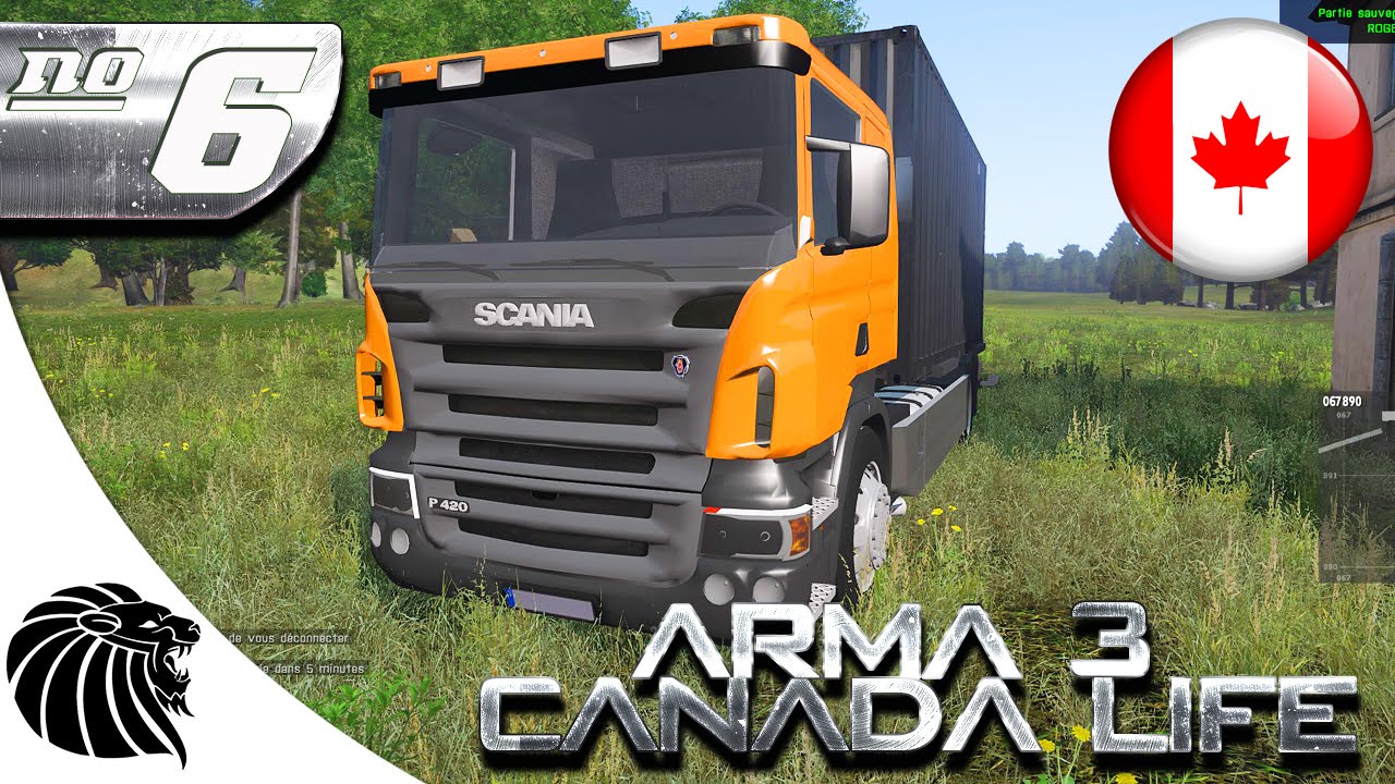 ArmA 3 Bornholm Life Trabalhando de Motorista CANADA 6 YouTube