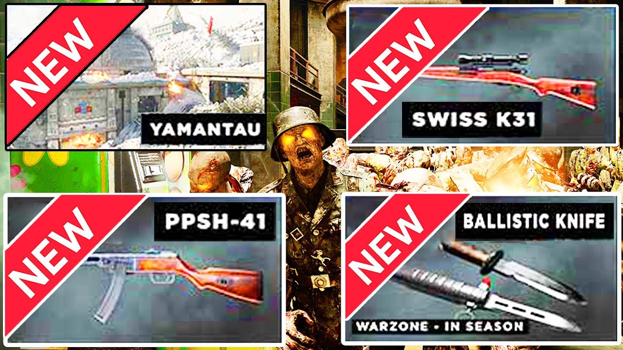 *NEW* SEASON 3 DLC! PPSH, Ballistic Knife, New Sniper, New MAPS,  Field upgrade! Cold War Zombies!