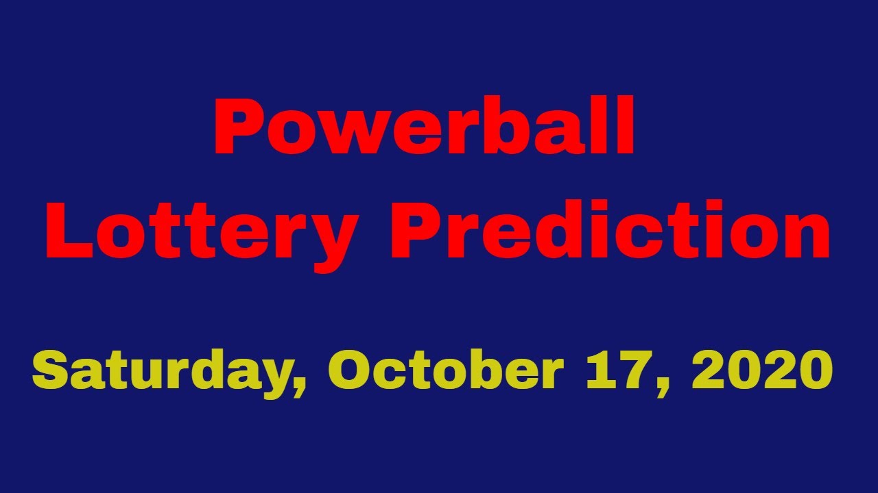 Powerball Winning Numbers Predictions | Saturday, October ...