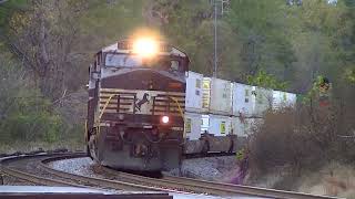 Norfolk Southern SB Intermodal & Autoracks in Mableton, GA 11-05-2022©