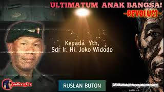 SURAT TERBUKA RUSLAN BUTON UNTUK JOKOWI