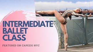 Intermediate Ballet Class featured on Capezio in NYC