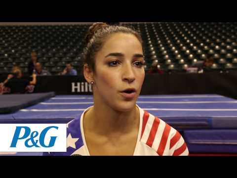 Aly Raisman - Interview - 2015 P&G Championships - Podium Training