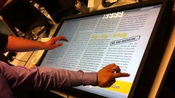 Testing new MultiTouch System